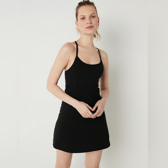 PINK Victoria's Secret Dresses & Skirts - NWOT PINK Racerback Sports Dress in Black, Size XS